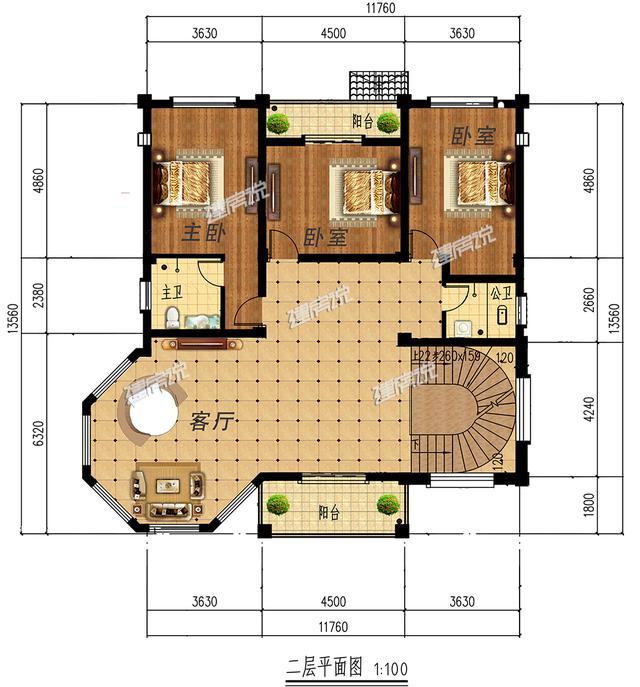 花60萬建的豪宅，在村里只能算是普通家庭，在村里還排不上名次。