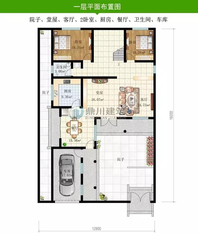 精選農村9款經典別墅戶型，第一款、第九款都是共堂屋雙拼別墅，包你喜歡！