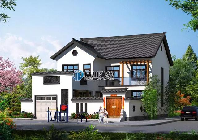 精選農村9款經典別墅戶型，第一款、第九款都是共堂屋雙拼別墅，包你喜歡！