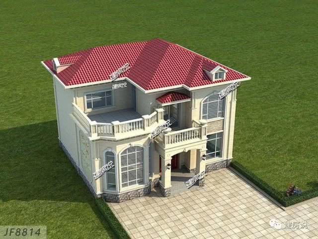 花33萬(wàn)建了棟漂亮二層歐式別墅，外觀清新靚麗，室內(nèi)布局贊，四方八鄰繞路來(lái)參觀