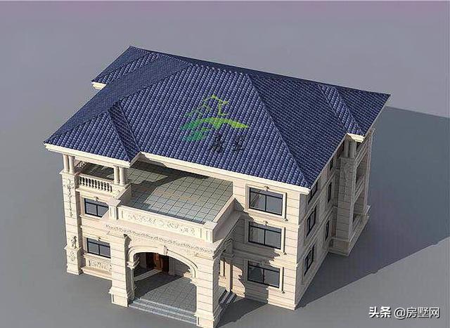 農(nóng)村三層歐式別墅設(shè)計圖，滿屏的華貴氣息，適合所有人的戶型，建造的效果比效果圖還要漂亮。