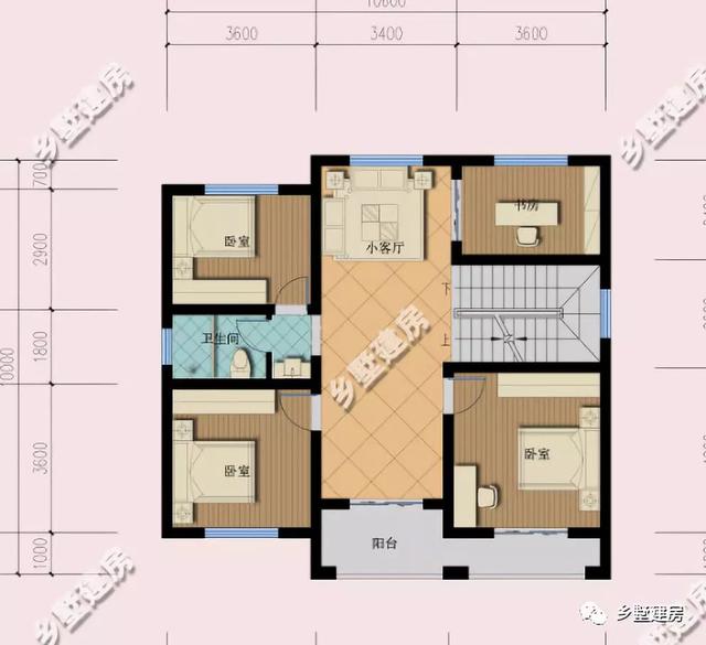 三層別墅，大氣婉約，精致絕美，露臺層層疊加，越看越喜歡。
