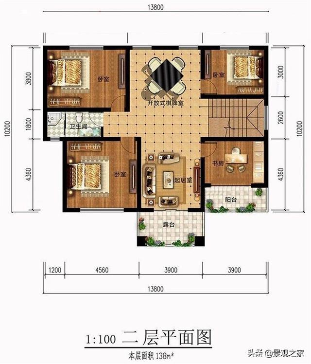 兩棟現代風格農村別墅設計圖，清新優雅，第一款在農村很受歡迎！