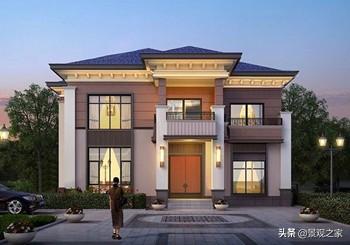 兩棟現代風格農村別墅設計圖，清新優雅，第一款在農村很受歡迎！