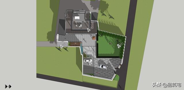 二層現代風格別墅，既舒適實用又簡潔耐看，全村第一棟，引領別墅新潮流！