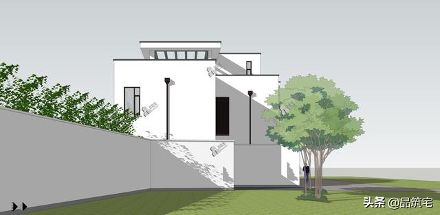 二層現代風格別墅，既舒適實用又簡潔耐看，全村第一棟，引領別墅新潮流！