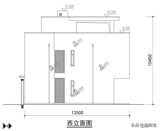 二層現代風格別墅，既舒適實用又簡潔耐看，全村第一棟，引領別墅新潮流！
