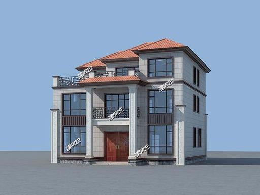 在農村建一棟美美的三層新中式別墅設計圖，一定是一道亮麗的風景線！