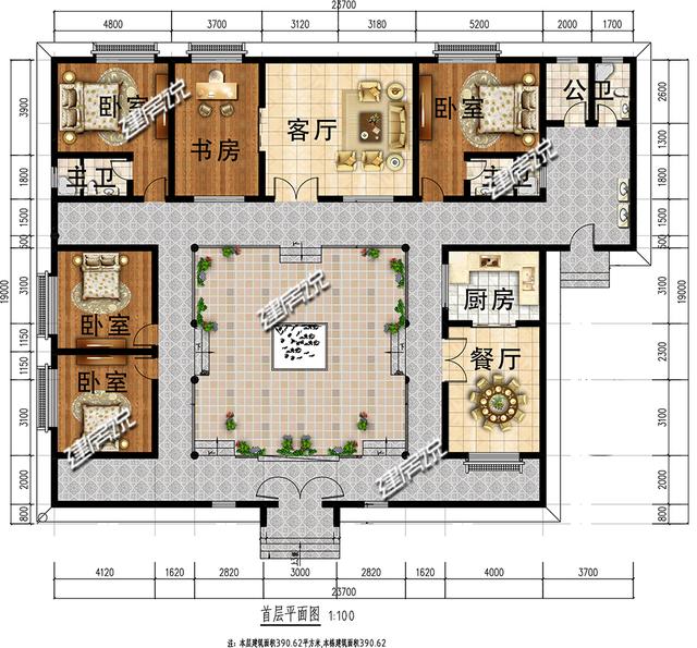 農村最漂亮的四合院，韻味十足，豪宅氣勢一點不輸高層洋樓！