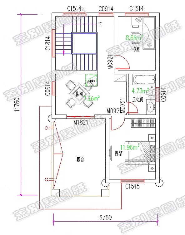 二層半三層農村別墅設計圖，占地僅80平，外觀豪華大氣，室內合理布局