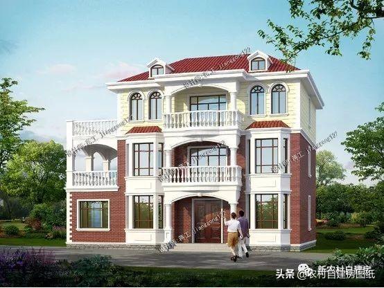 8套10米進(jìn)深左右的農(nóng)村別墅設(shè)計(jì)圖，無論選二層還是三層的，人人看了都羨慕。