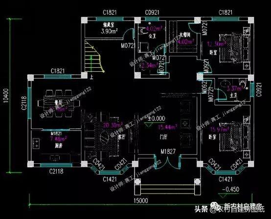 8套10米進(jìn)深左右的農(nóng)村別墅設(shè)計(jì)圖，無論選二層還是三層的，人人看了都羨慕。