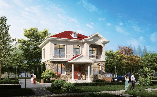 占地100二層經典二層別墅，簡單時尚，優雅大氣，精致可愛