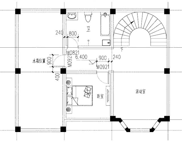 帶閣樓的農村二層別墅設計圖，一層二層都有，你喜歡哪一款呢？