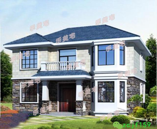 帶閣樓的農村二層別墅設計圖，一層二層都有，你喜歡哪一款呢？