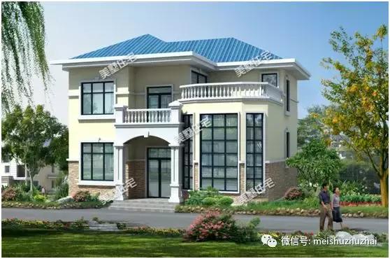 5套在農村受歡迎的二層小樓設計圖，款款帶挑高客廳，外觀靚麗不輸豪宅