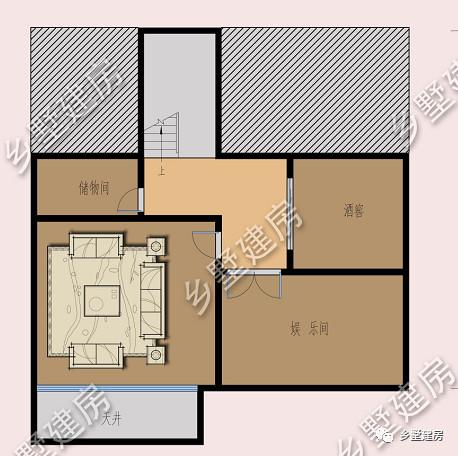 帶地下室的農(nóng)村二層歐式小樓設(shè)計(jì)圖，奢華大氣，受村民一致熱捧！