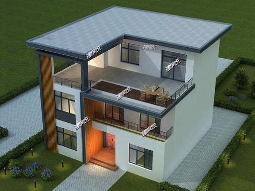 一棟美美的現代風別墅，只需二三十萬，就可以享受高品質的生活！