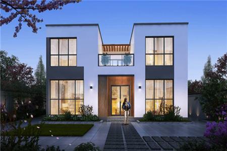 2026新穎二層現代簡約風別墅，建在農村最合適不過了