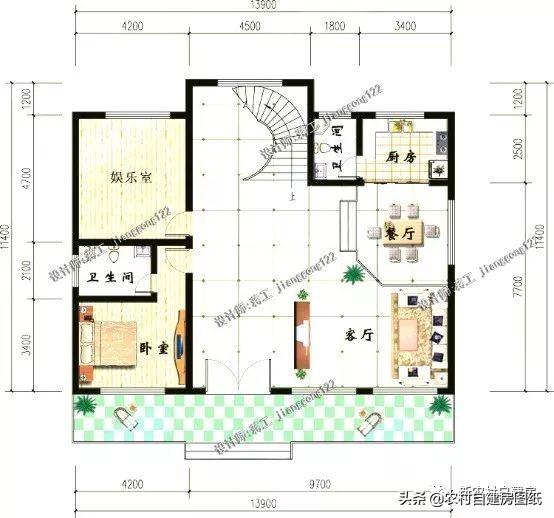 5棟美觀大氣的三層農村自建房，簡單易建，最后一棟屋頂亮了