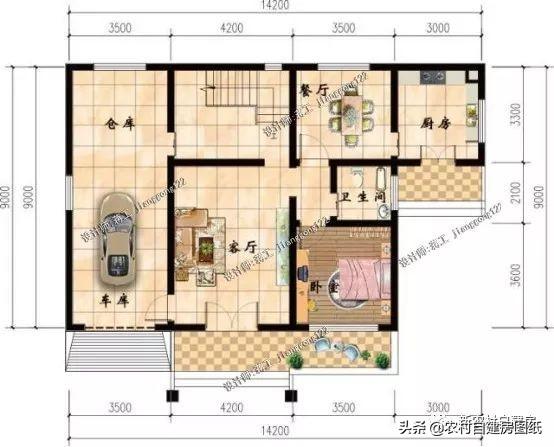 5棟美觀大氣的三層農村自建房，簡單易建，最后一棟屋頂亮了