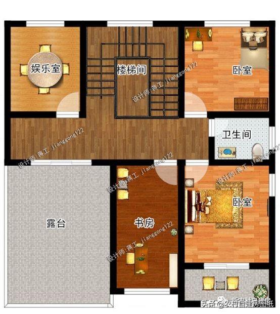 5棟美觀大氣的三層農村自建房，簡單易建，最后一棟屋頂亮了