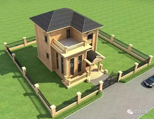 占地96平三層小別墅設計圖，精致漂亮，有一所這樣的房子，絕不愿在城里買房。