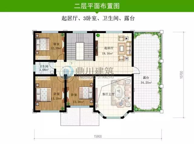 8套新穎帶露臺的別墅設計圖，外觀和布局來看都很滿足農村的生活需求