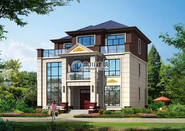 8套新穎帶露臺的別墅設計圖，外觀和布局來看都很滿足農村的生活需求