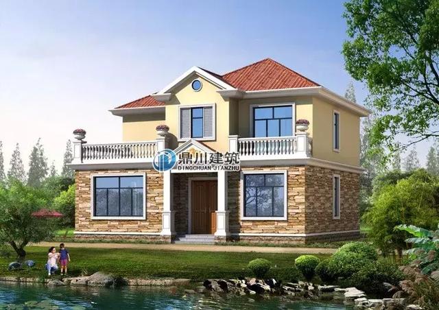 8套新穎帶露臺的別墅設計圖，外觀和布局來看都很滿足農村的生活需求