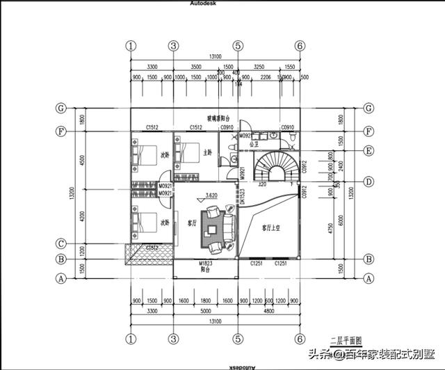 三層輕鋼別墅設計圖，30天建成讓左鄰右舍羨慕不已。