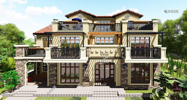 精選兩棟三層歐式別墅，非常豪華氣派，你更喜歡哪一套呢？