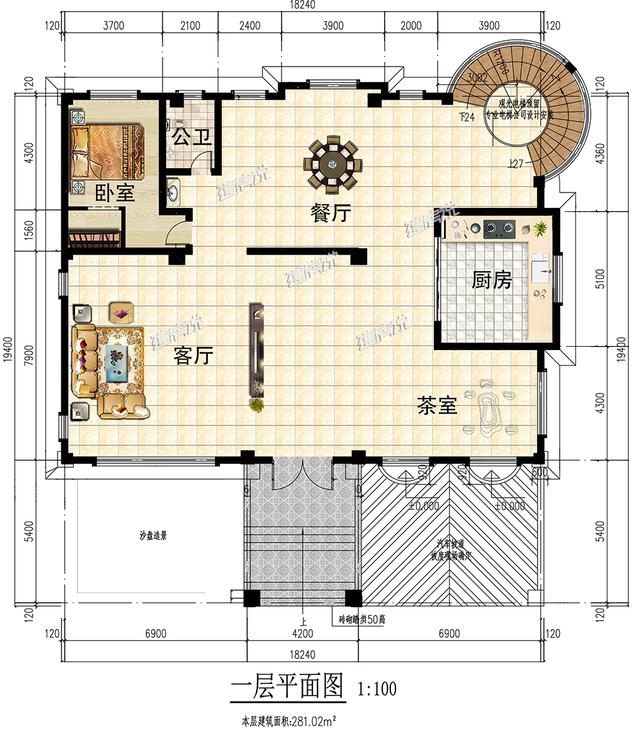 帶半地下室的奢華四層別墅，村里人人都過(guò)來(lái)看，想低調(diào)都難！