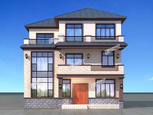 三層新中式別墅，雅致迷人，經濟實惠又很實用，一點也不比城里的差。