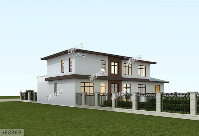 最火現代別墅設計圖，簡約大氣，引領建房界的新潮流。