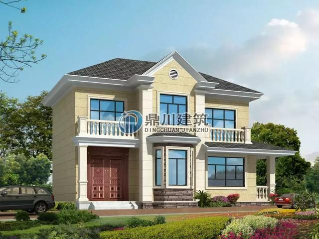 簡潔大方二層小別墅設計圖，施工難度不高，經濟實用，溫馨又方便，這款最適合你。