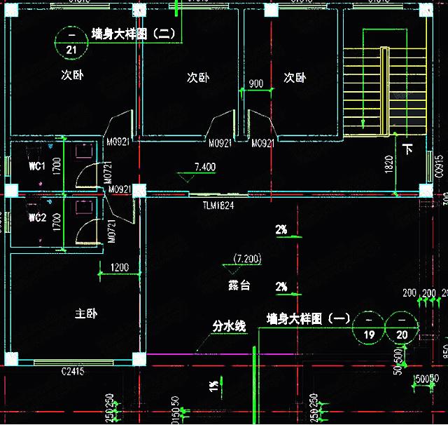 占地100平左右的三層自建房，方正舒適實(shí)用，適合大部分農(nóng)村家庭建造。