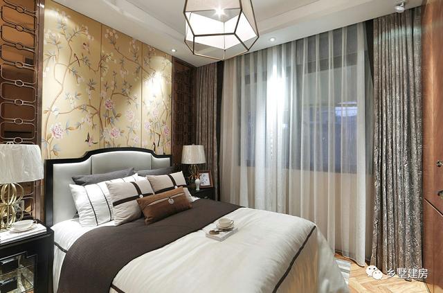 14.8×17.8米二層新中式小樓設計圖，帶院子+露臺+主臥大套，享受田園生活。