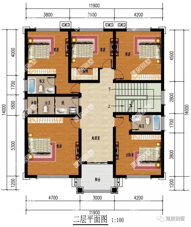 兩棟面寬接近的三層農村自建房，誰看誰喜歡。