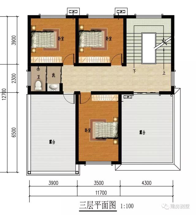 兩棟面寬接近的三層農村自建房，誰看誰喜歡。