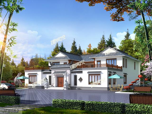 漂亮大氣的四合院別墅，40歲能夠擁有一棟，人生圓滿了！