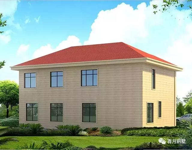 占地158平二層小別墅設計圖，時尚精美，功能齊全，非常適合農村自建房。