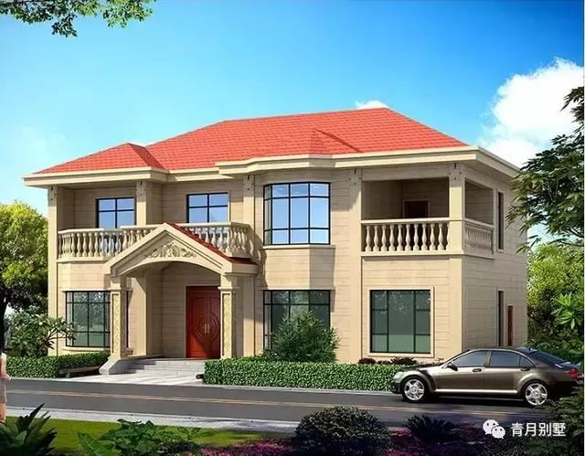 占地158平二層小別墅設計圖，時尚精美，功能齊全，非常適合農村自建房。