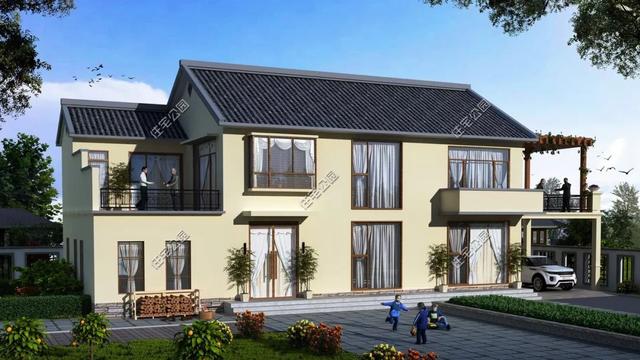 精選22套農村別墅設計圖，帶半開放式車庫，隨便建一棟，十里八鄉的人都繞路來看。