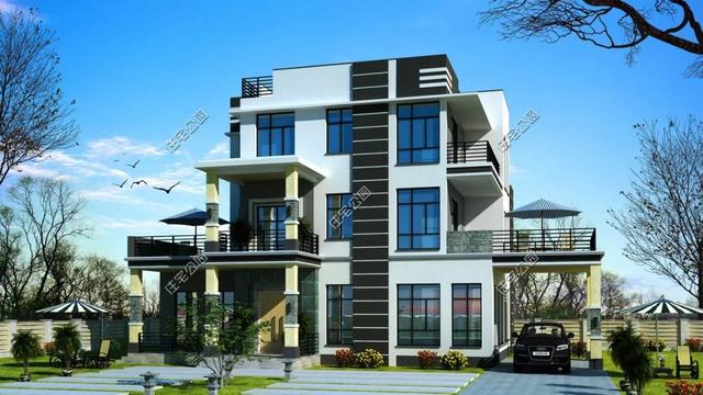 精選22套農村別墅設計圖，帶半開放式車庫，隨便建一棟，十里八鄉的人都繞路來看。