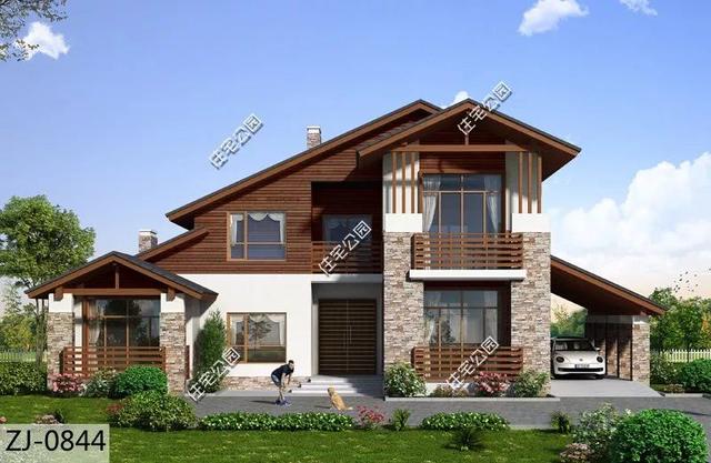 精選22套農村別墅設計圖，帶半開放式車庫，隨便建一棟，十里八鄉的人都繞路來看。