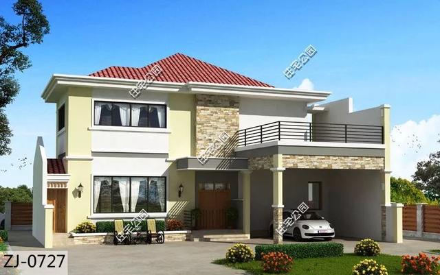 精選22套農村別墅設計圖，帶半開放式車庫，隨便建一棟，十里八鄉的人都繞路來看。