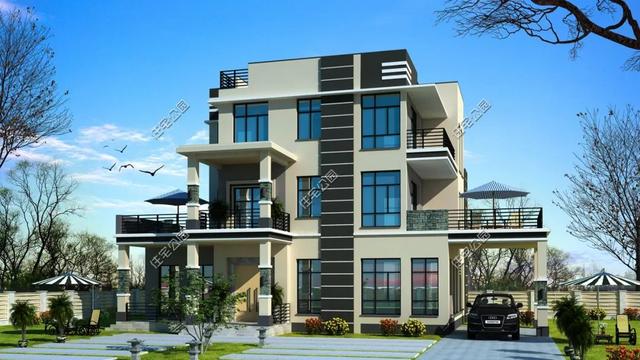 精選22套農村別墅設計圖，帶半開放式車庫，隨便建一棟，十里八鄉的人都繞路來看。