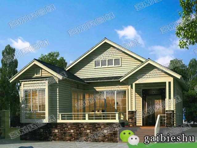 17萬一層農村自建房，戶型設計十分獨特， 實用且美觀。