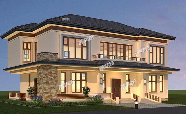 左右對稱的三層兄弟雙拼，別墅外觀秀氣，非常漂亮，家里有二胎的圖紙收藏好了